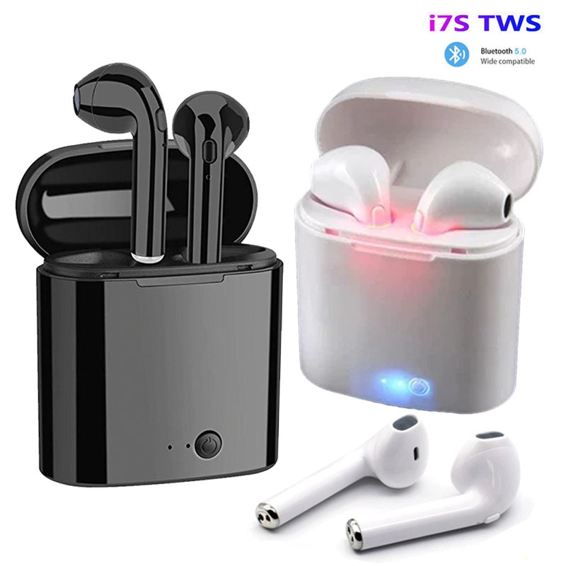 I7s TWS casque sans fil Bluetooth 5.0 écouteurs sport écouteurs casque avec micro pour tous les téléphones intelligents Xiaomi Samsung Huawei LG