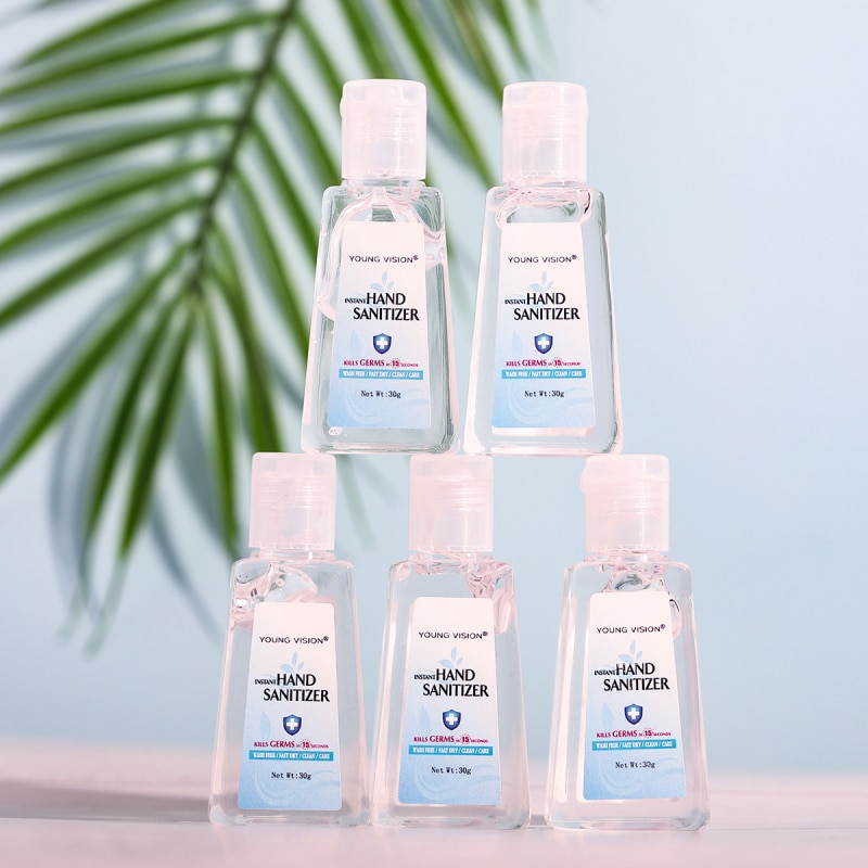 Jeune VISION 30ml voyage Portable Gel pour les mains anti-bactéries savon pour les mains jetable sans lavage alcool sans eau désinfectant pour les mains TSLM1